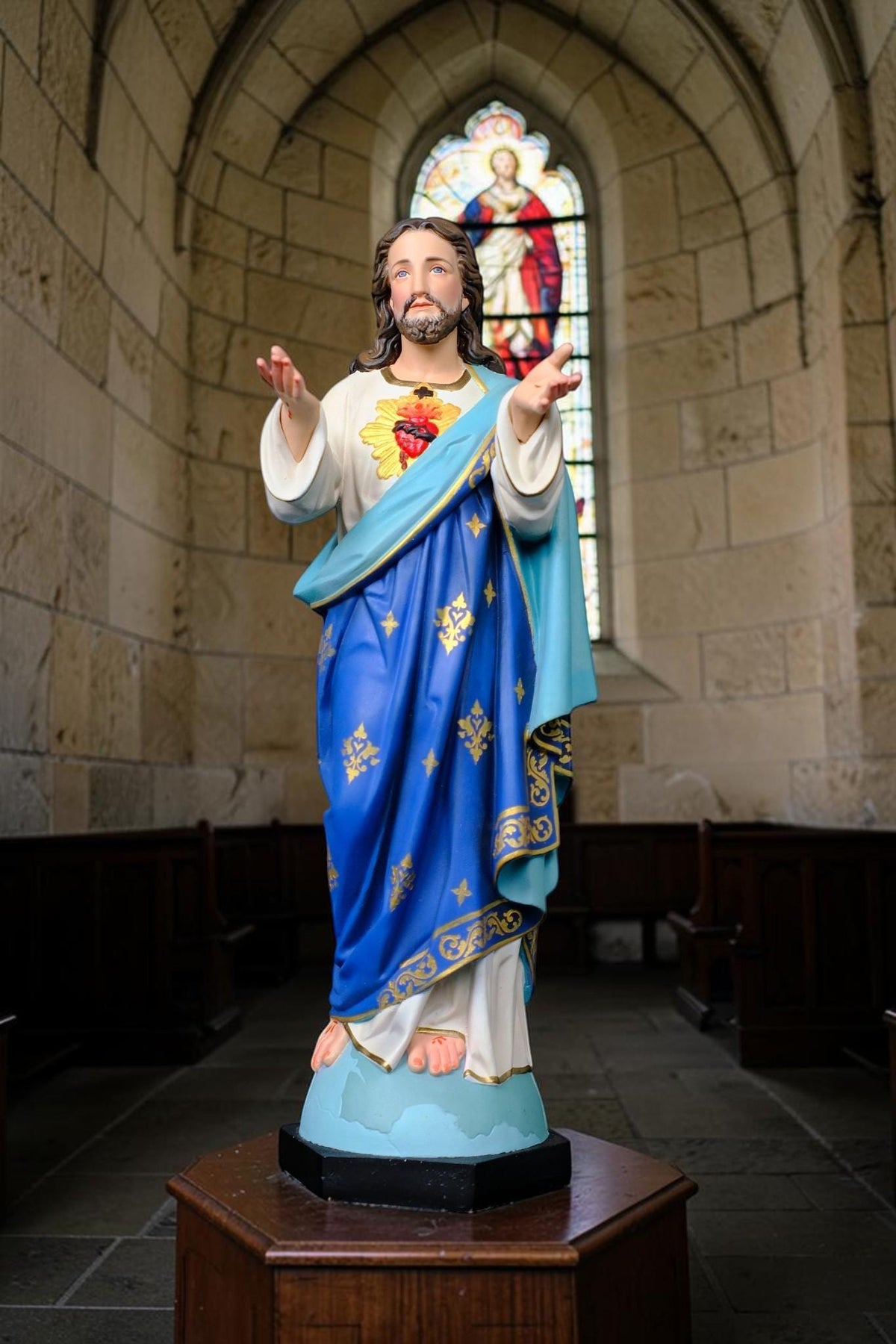Sacred Heart of Jesus Statue 40cm Catholic Jesus Christ Religious Decor