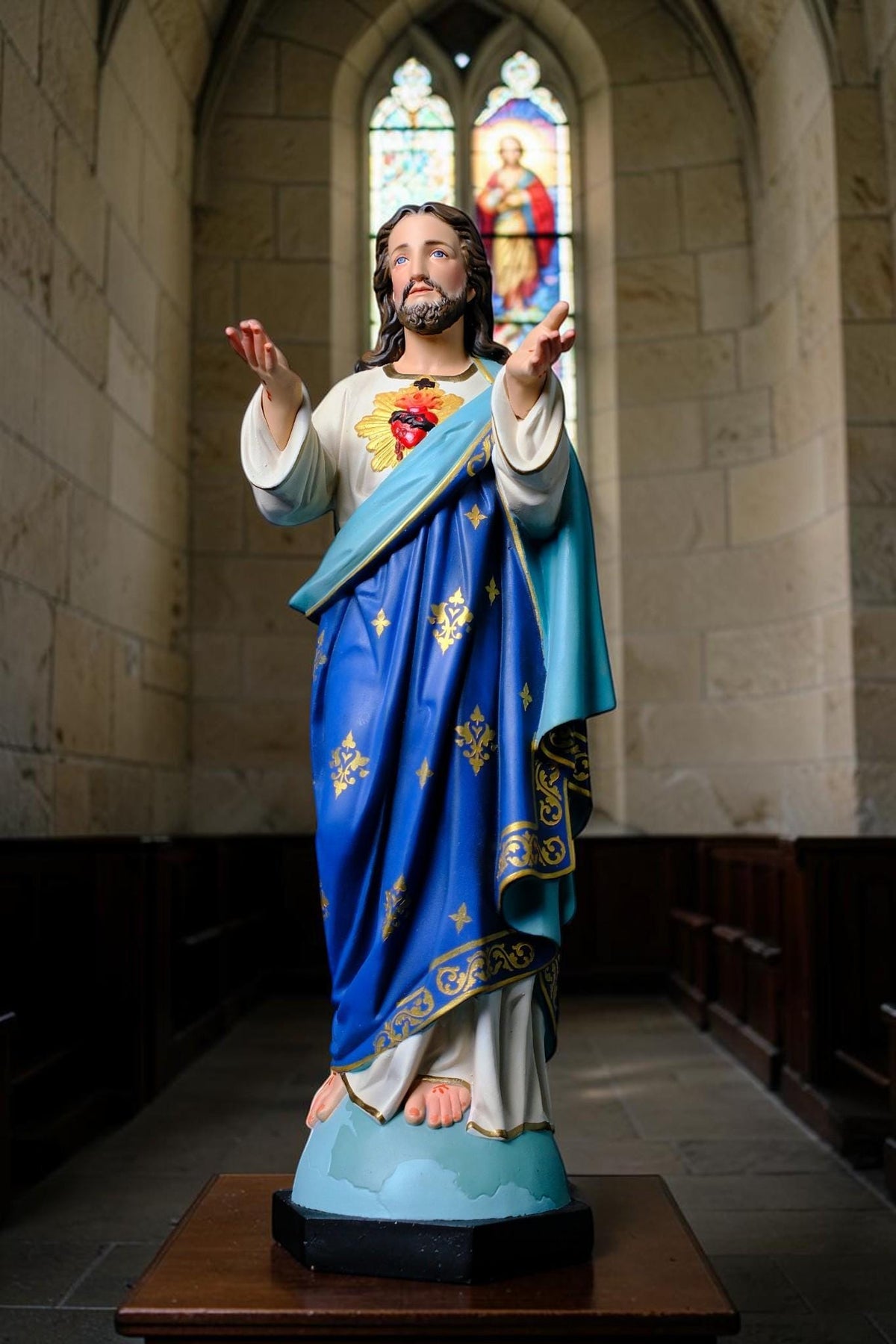 Sacred Heart of Jesus Statue 40cm Catholic Jesus Christ Religious Decor