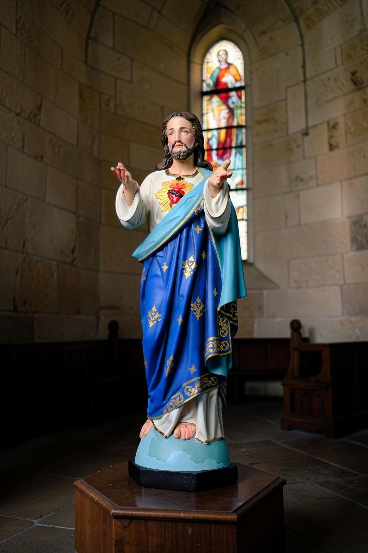 Sacred Heart of Jesus Statue 40cm Catholic Jesus Christ Religious Decor