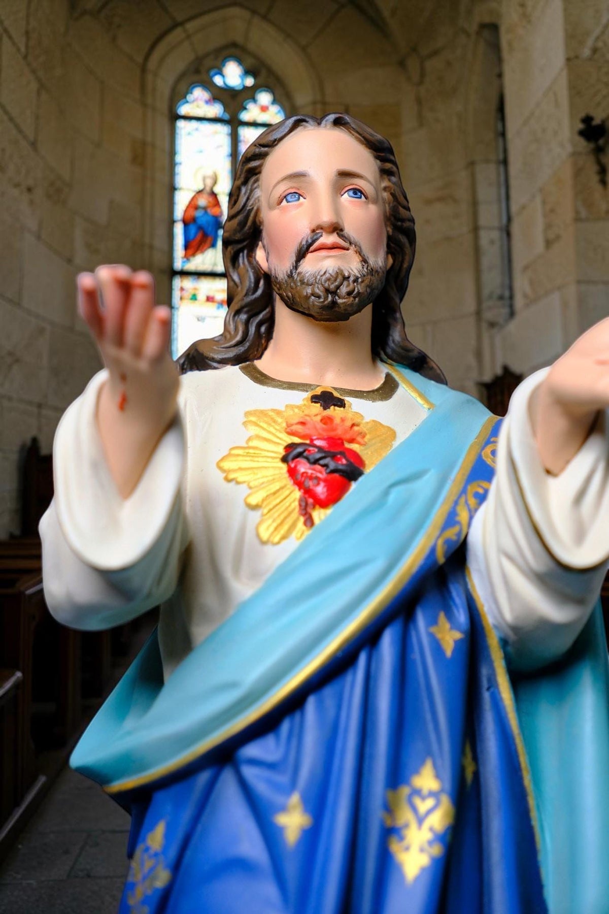 Sacred Heart of Jesus Statue 40cm Catholic Jesus Christ Religious Decor