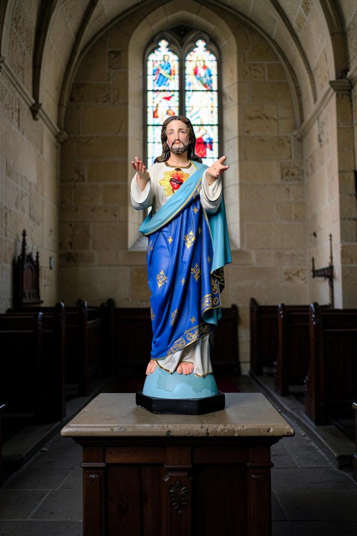 Sacred Heart of Jesus Statue 40cm Catholic Jesus Christ Religious Decor