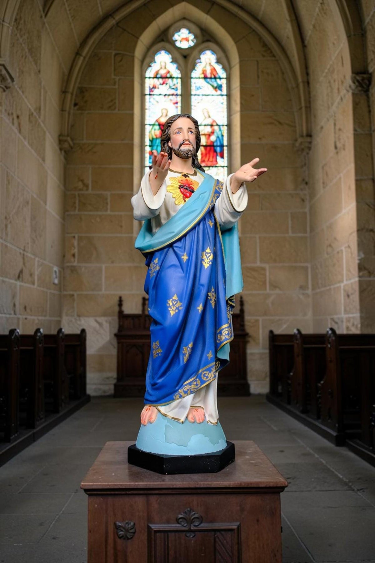 Sacred Heart of Jesus Statue 40cm Catholic Jesus Christ Religious Decor