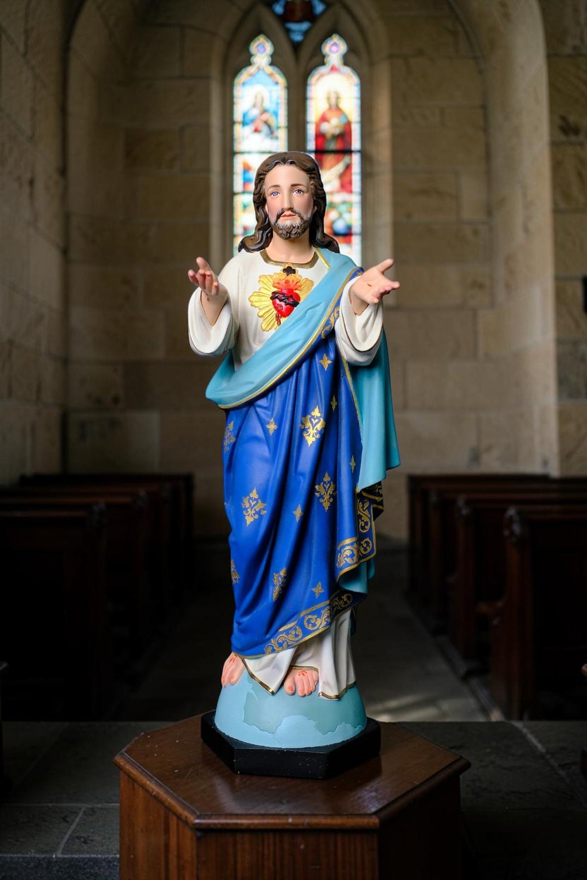 Sacred Heart of Jesus Statue 40cm Catholic Jesus Christ Religious Decor