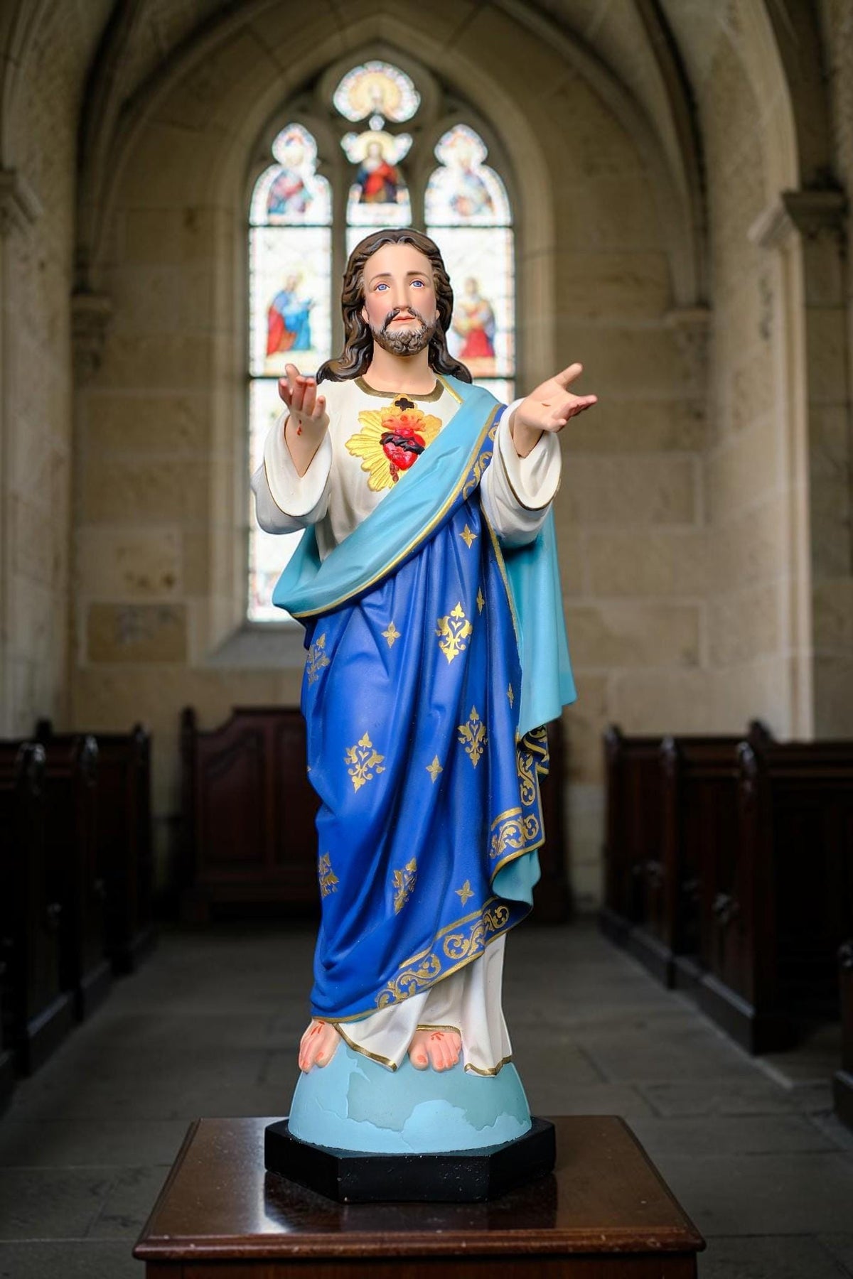 Sacred Heart of Jesus Statue 40cm Catholic Jesus Christ Religious Decor