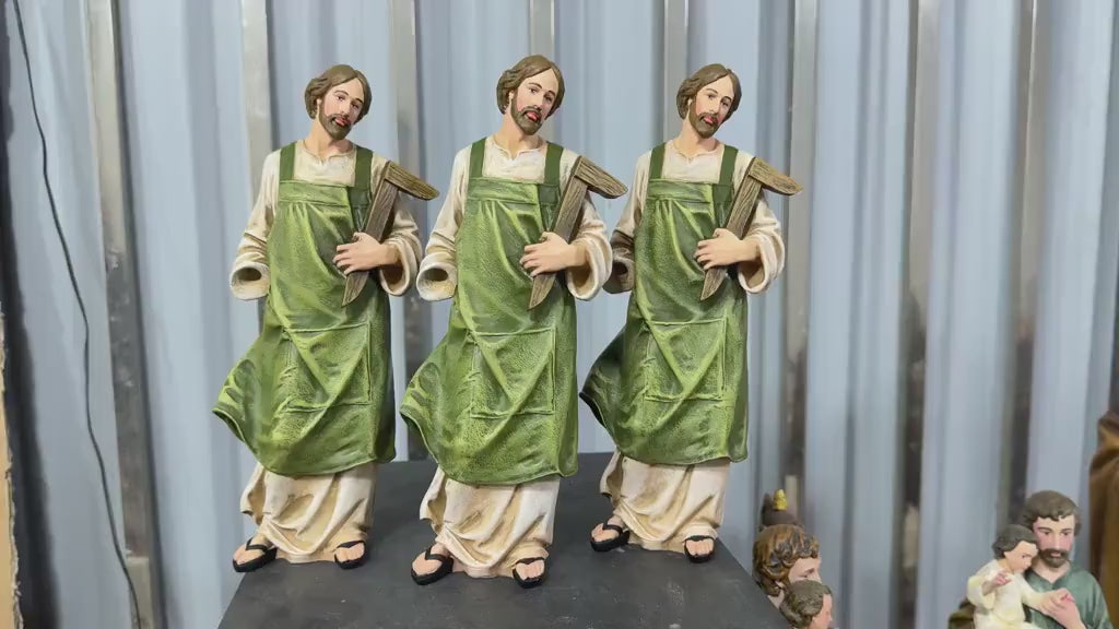 St. Joseph the Worker Statue, Church Supplies, Catholic Catholic Gifts. Home Decor Tabletop Items