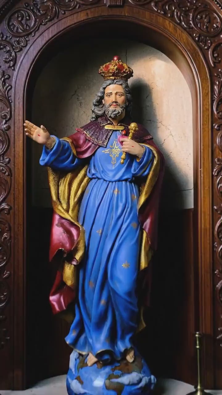 Christ the King Statue Catholic Home Altar Decor Religious Gift