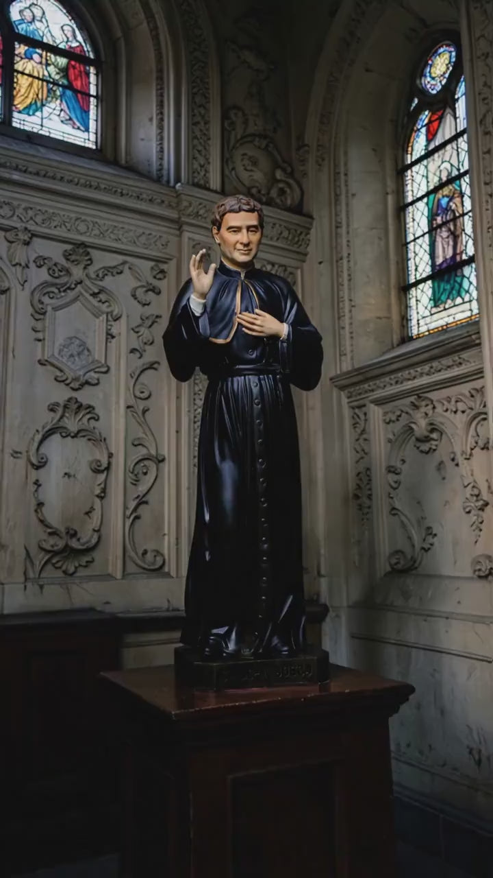 Saint John Bosco Statue 30cm Hand-Painted Catholic Priest Home Altar Decor
